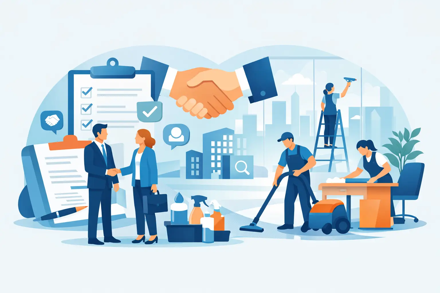 How to Get Commercial Office Cleaning Contracts