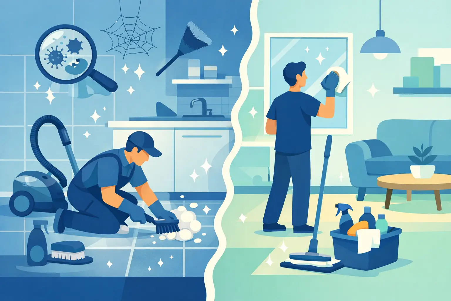 Deep Cleaning vs Regular Cleaning Explained