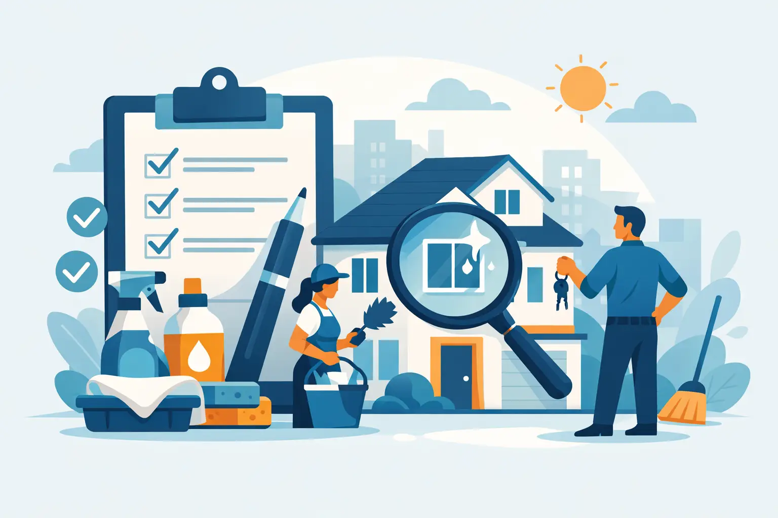Domestic Cleaning Checklist for Landlords