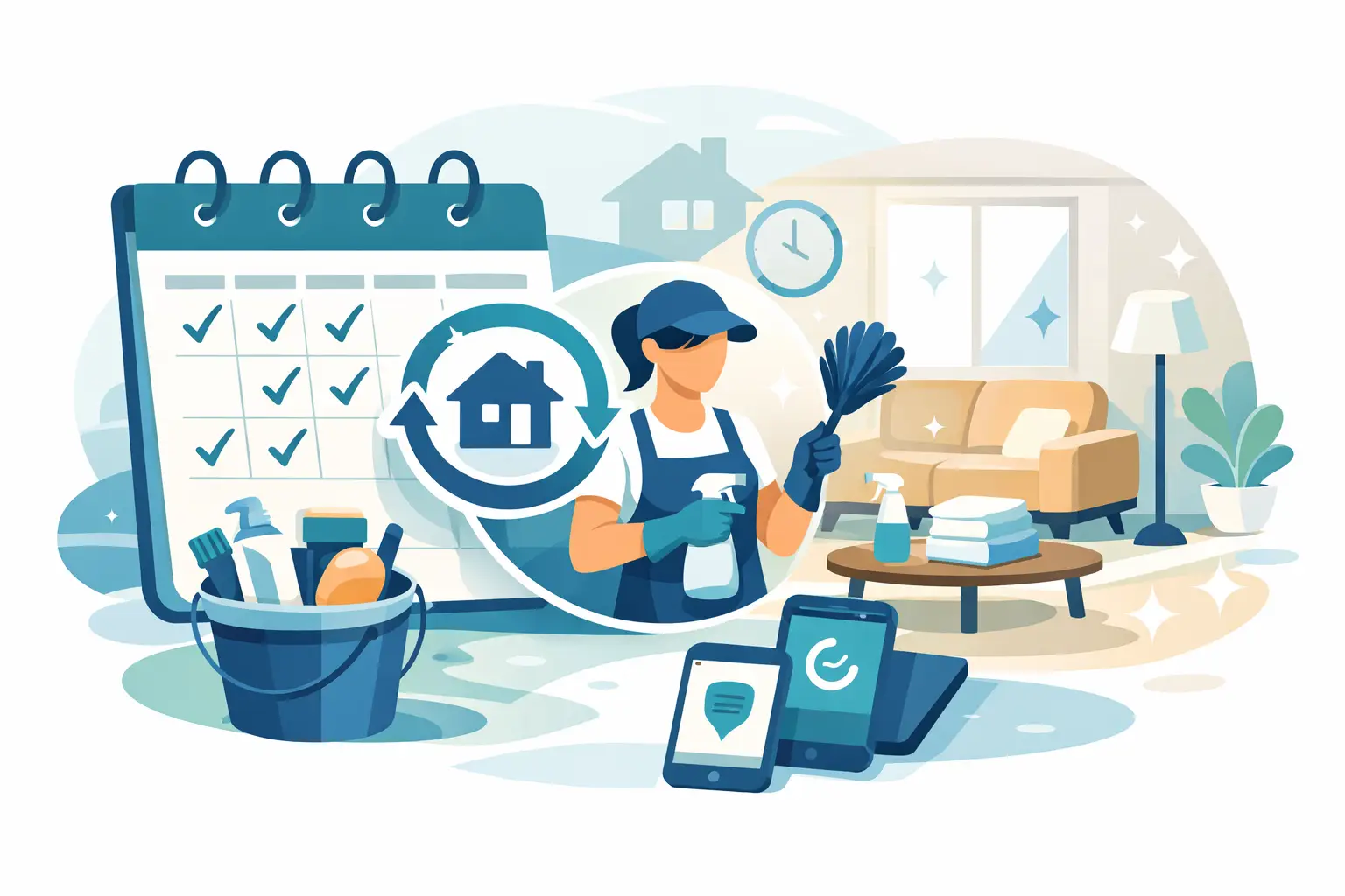 How to Book Recurring Home Cleaning