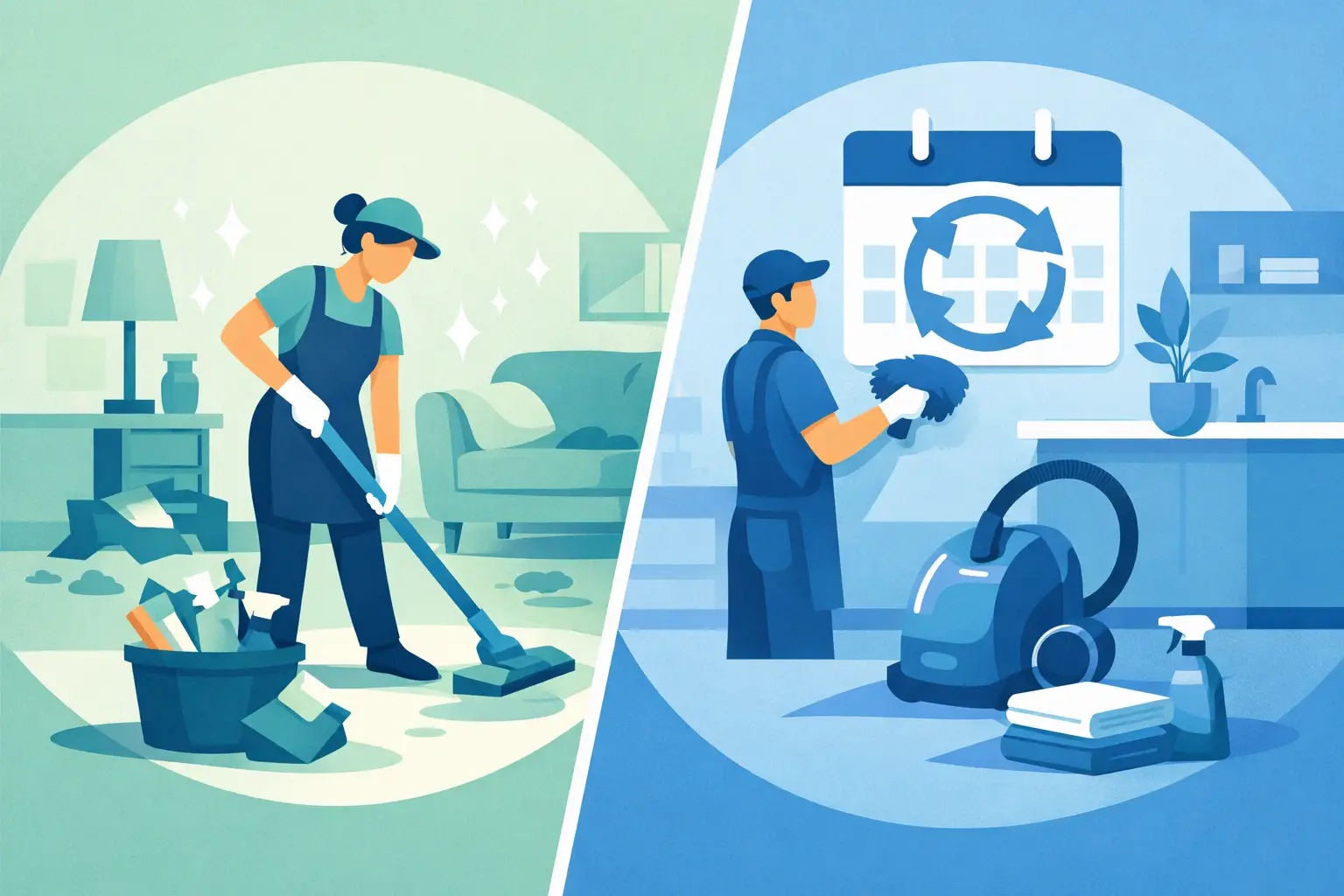 One Off Cleaning vs Recurring: Which Fits?