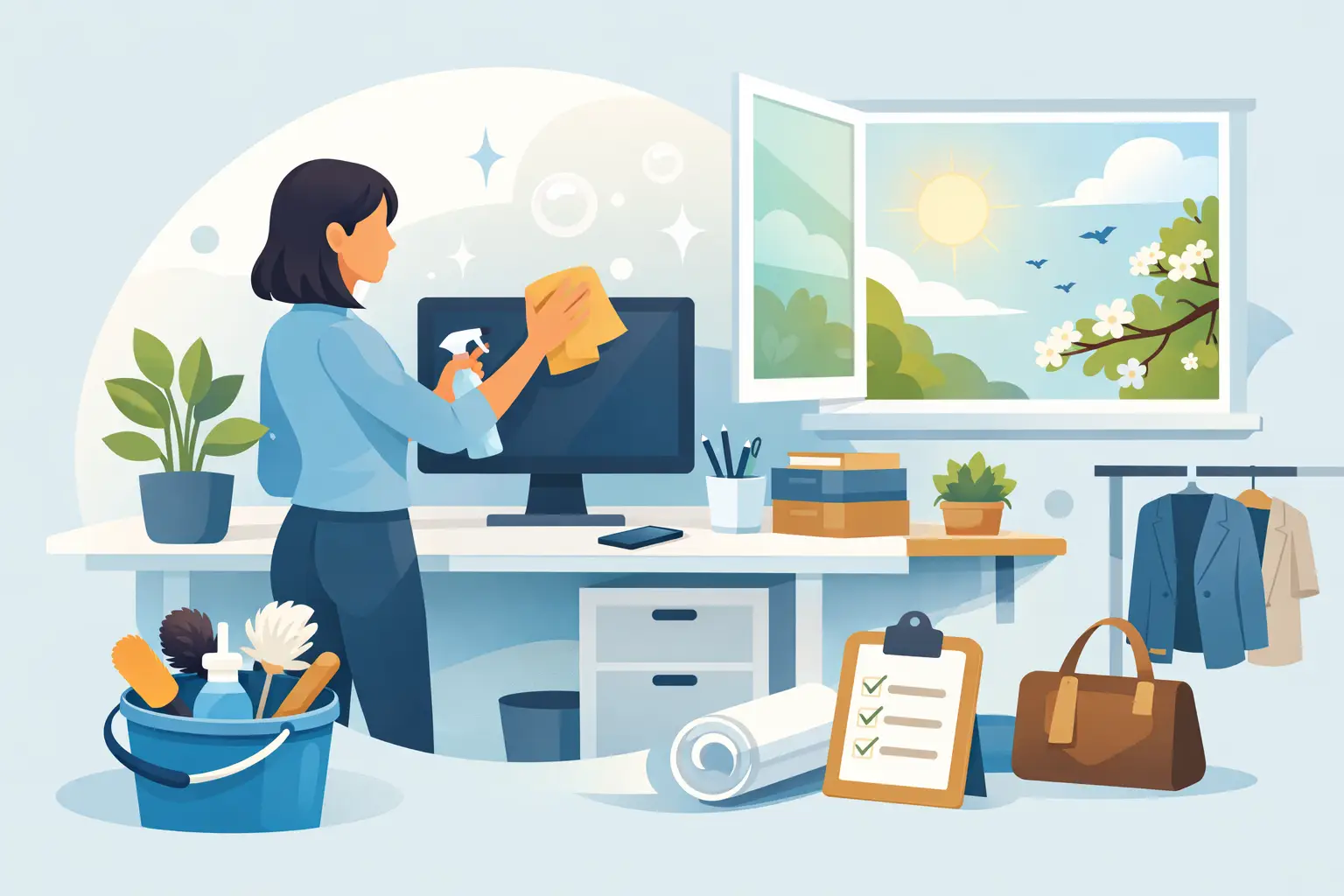 Spring Cleaning for Working Professionals