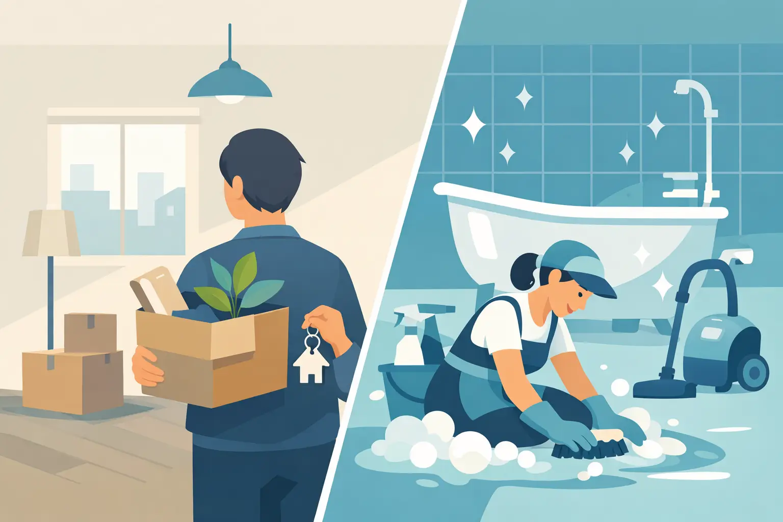 End of Tenancy vs Deep Cleaning Explained