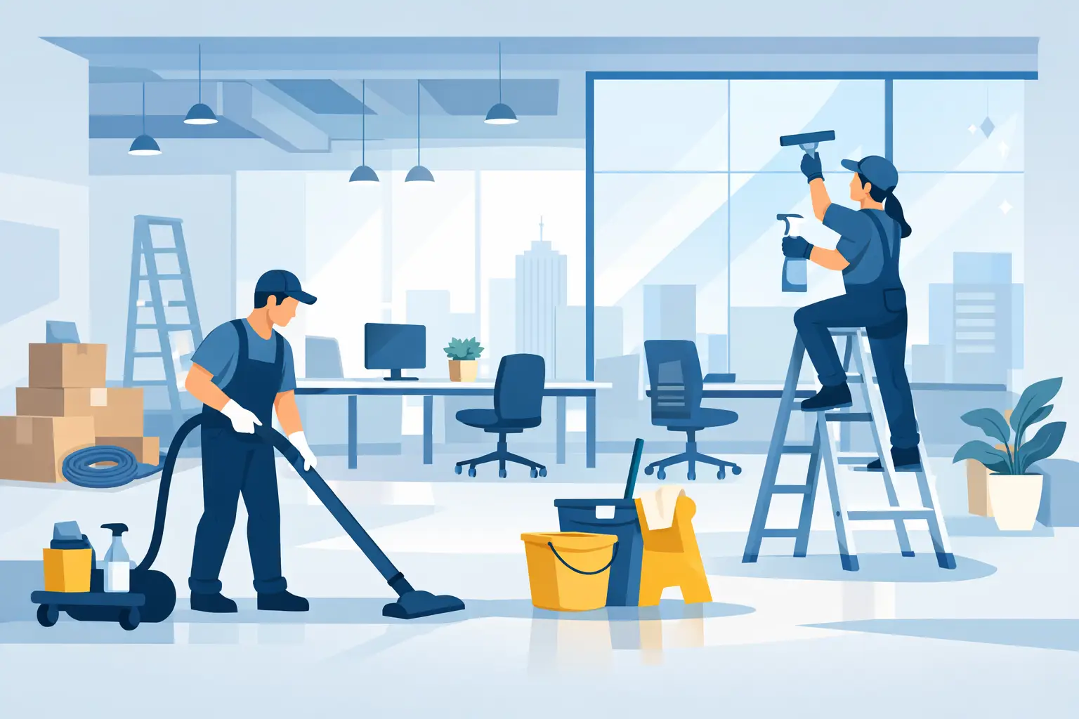 Post Renovation Cleaning for New Offices