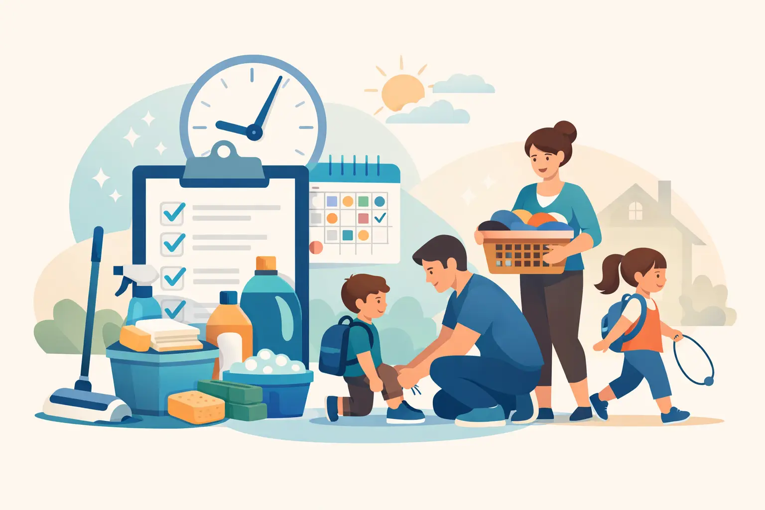 Best Cleaning Schedule for Busy Families