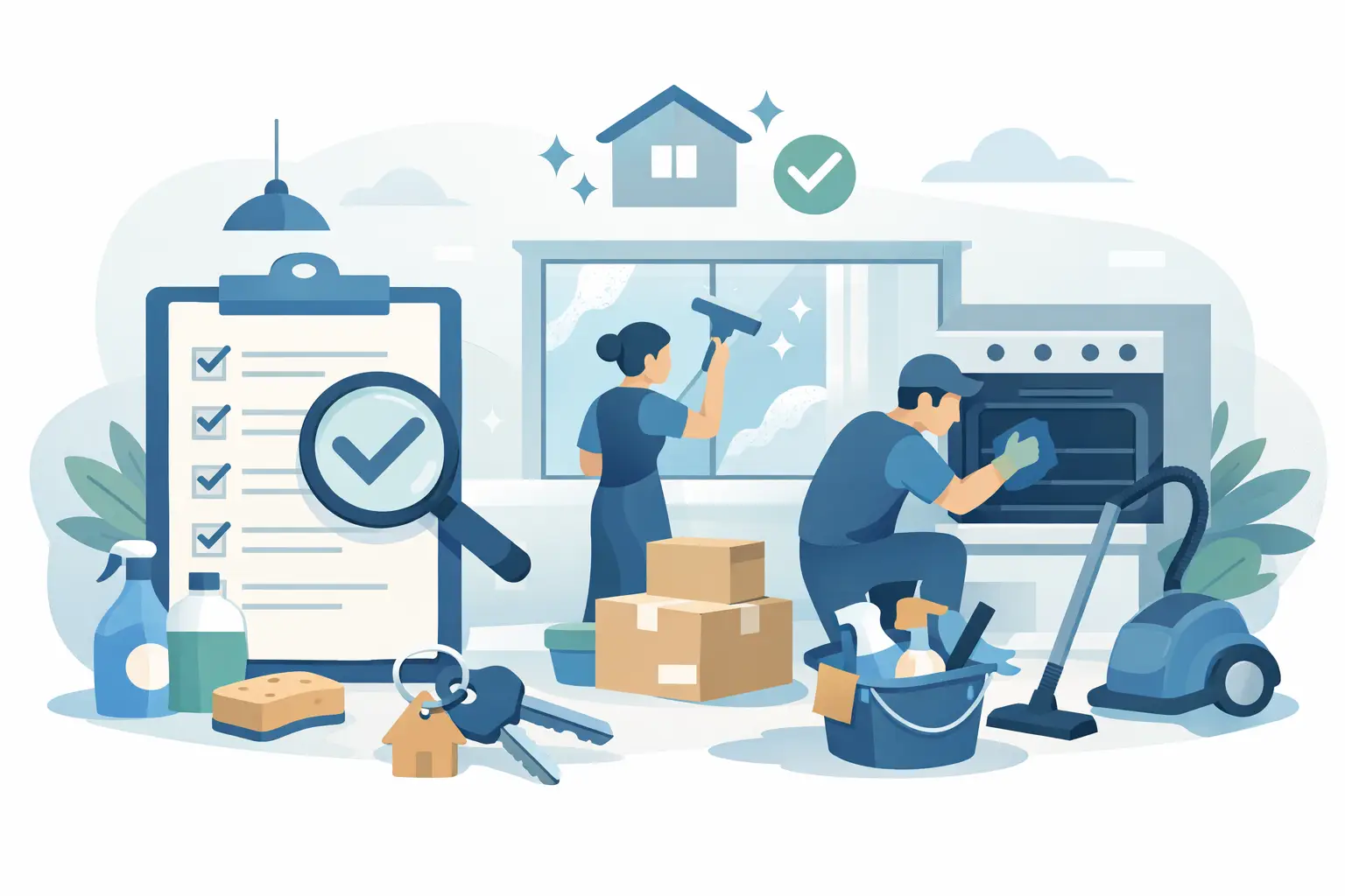 End of Tenancy Cleaning Example Checklist